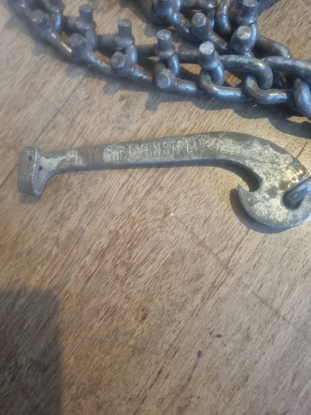 UNUSED—Norwegian TRYGG studded chains—£300 per pair — photo 2 of 3